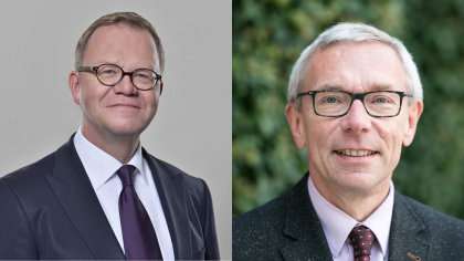 Porträtfotos: Bernd Buckenhofer und Dr. Franz Dirnberger.