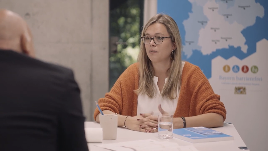 Video: „Hier sind Sie gut beraten!“ stellt die Beratungsstelle Barrierefreiheit in Bayern vor.